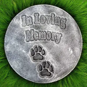 Loving Memory Pet Memorial Stone (10" x 3/4")