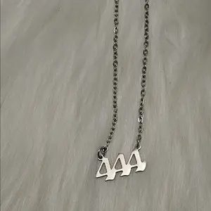 Angel Number Chokers Female Metal Coating