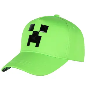 Minecraft Creeper Snapback Hat Youth Adjustable Baseball Cap OSFM
