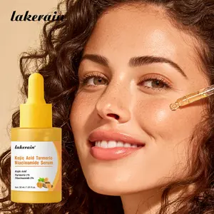 Lakerain Kojic Acid Turmeric Niacinamide Serum, Moisturizing Facial Serum, Soothes&Strengthens Moisture Barrier, Evens Skin Tone, Create a  Clear & Radiant Complexion, Skin Care, Barrier Booster Serum