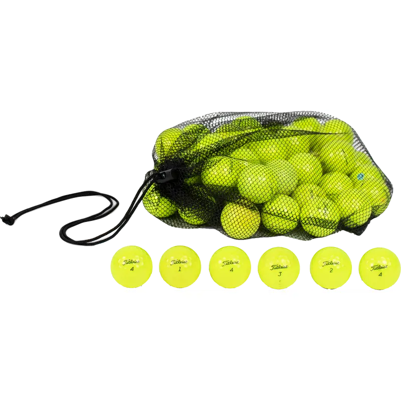 48 Titleist Pro V1x, AVX Yellow Golf Ball Mesh Bag Mix