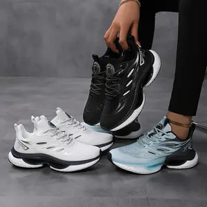 Women's Large Size 6-12 Athletic Casual Shoes - Lightweight, breathable mesh running shoes with shock absorption, non-slip sole, lace-up closure, Low-top design for all seasons SpringStatements