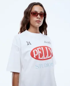 PELLI Studios Graphic T-Shirt – Minimal Logo Streetwear Tee, Oversized Casual Unisex Shirt, Gildan Unisex T-shirt (G5000)