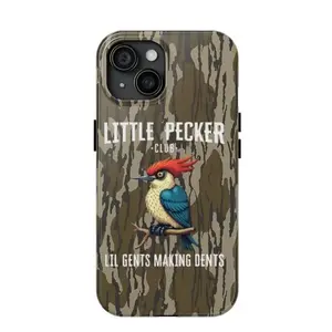 Little Pecker Club Lil Gents Making Dents Bottomland Camo Tough Phone Case For iPhone 17 16 15 14 13 12 11