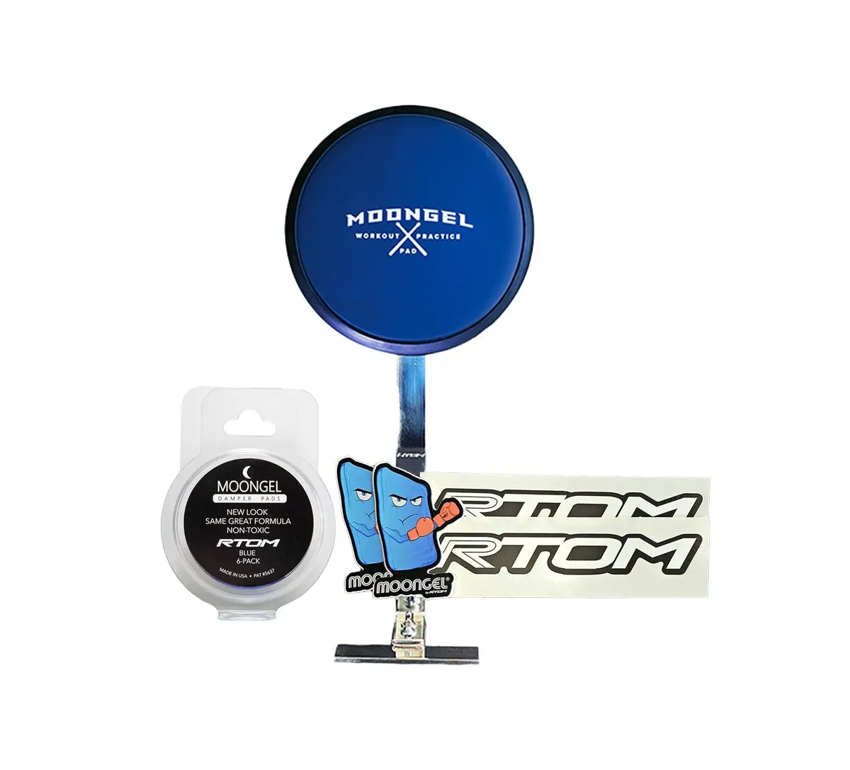 7" Moongel Workout Pad & PBD Mount Bundle