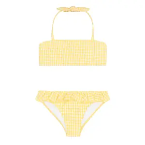 Soleil Gingham Halter Bikini
