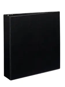 Avery Durable 3 Ring Binder, 2" Slant Rings, 1 Black Binder (27550)