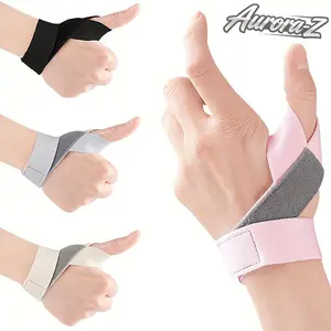Ultra Thin Adjustable Thumb & Wrist Support Brace,Breathable Wrist Stabilizer Thumb Spica Splint for Carpal Tunnel Syndrome, Mommy Thumb, Mouse Hand, Arthritis Pain Relief, for Men Women Office Sports Daily Wear