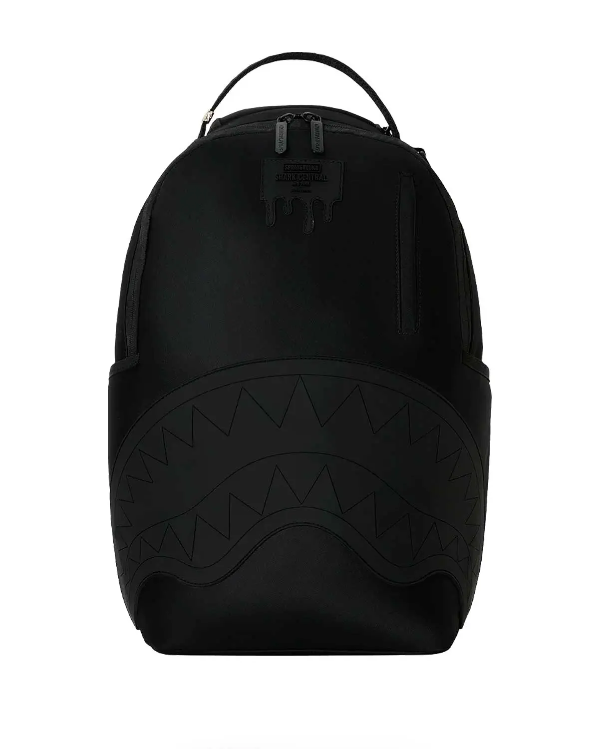 Sprayground Shark Central Blacked Out Embossed Nylon Backpack