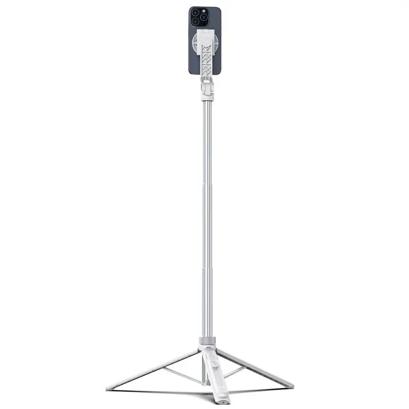 Ulanzi TT88 Overhead Selfie Stick 1.44M with MagSafe Clamp Photograph Tripod for Phone Livestreaming Vlog with Remote Control