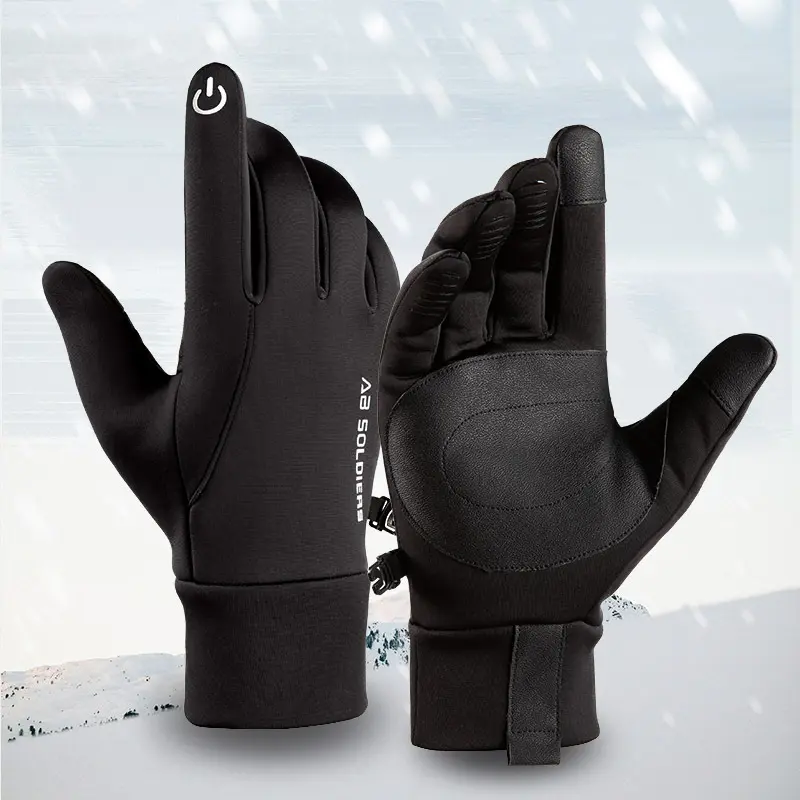 Super Smooth Touchscreen Winter Gloves for Men & Women, Skiing, Cycling, Running, Driving, Hiking, Walking, Texting, Gardening, Outdoor Sports Gloves