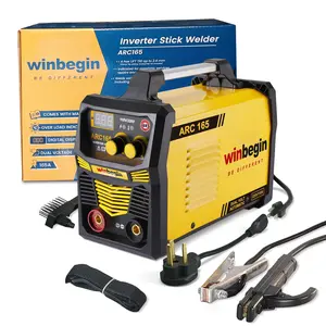 Inverter Stick Welder with Digital Display, Industrial 5300W MMA Portable Electric Welding Machine, Heavy Duty Professional Soldering Equipment, Handheld Welding Machine Tool, Construction Tools, Tool Kit, Repair, Metal