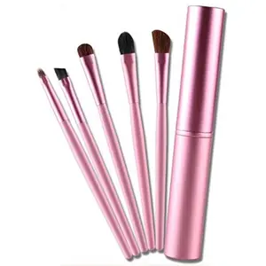 TIKA 5-Piece Professional Eyeshadow Brush Set, Eye Makeup Brushes for Blending, Shading and Daily Makeup