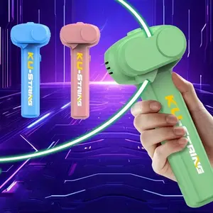 Glow in Dark Rope Launcher Rechargeable, LED Catapult Outdoor Sensory Toy, Backyard Fun Camping Game for Birthday Carnival Party gifts