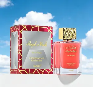 Surrati Royal Musk Women Eau de Parfum 3.4 FL OZ 100ML, Long Lasting Arabian Fruity Perfume Spray, Sweet Pomegranate Raspberry Pineapple Fresh Scent for Daily Feminine Wear