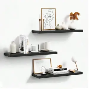 Wall-Mounted Floating Bookshelf, No Drilling Required, Bedroom, Study, Living Room, Bathroom, Kitchen Decorative Organizing Storage Rack