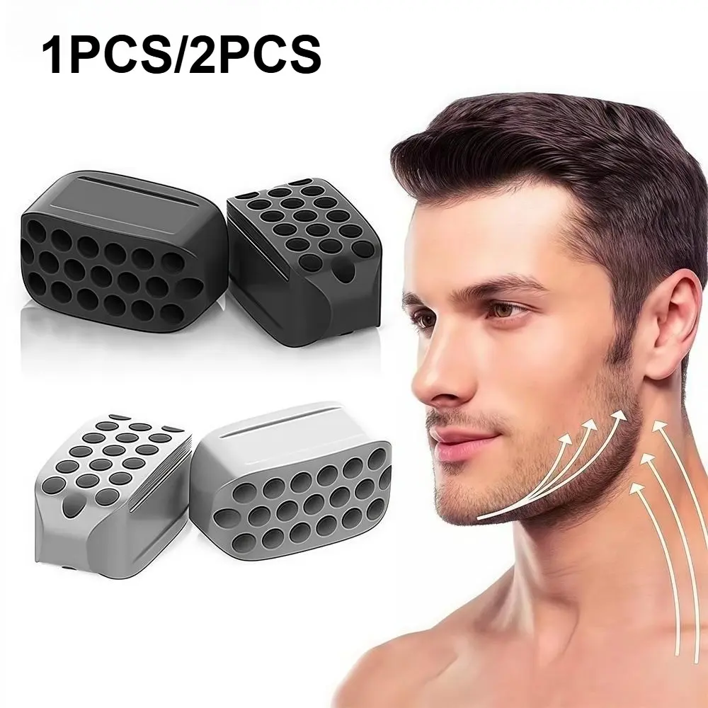 Silicone Jaw Exerciser, Facial Shaper & Jawline Fitness Chew Ball, Neck Shaping Equipment, Facial Beauty Tool, Double Chin Exerciser, Facial Care Tool, Facial Beauty Instrument, Double Chin Reducer