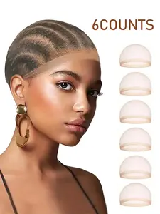 HD Stocking Caps, Wig Caps, Closed End Hair Mesh Net Wig Caps, Wigs Stretchy Nylon Wig Caps, Adjustable Wig Cap, Suitable for Most People