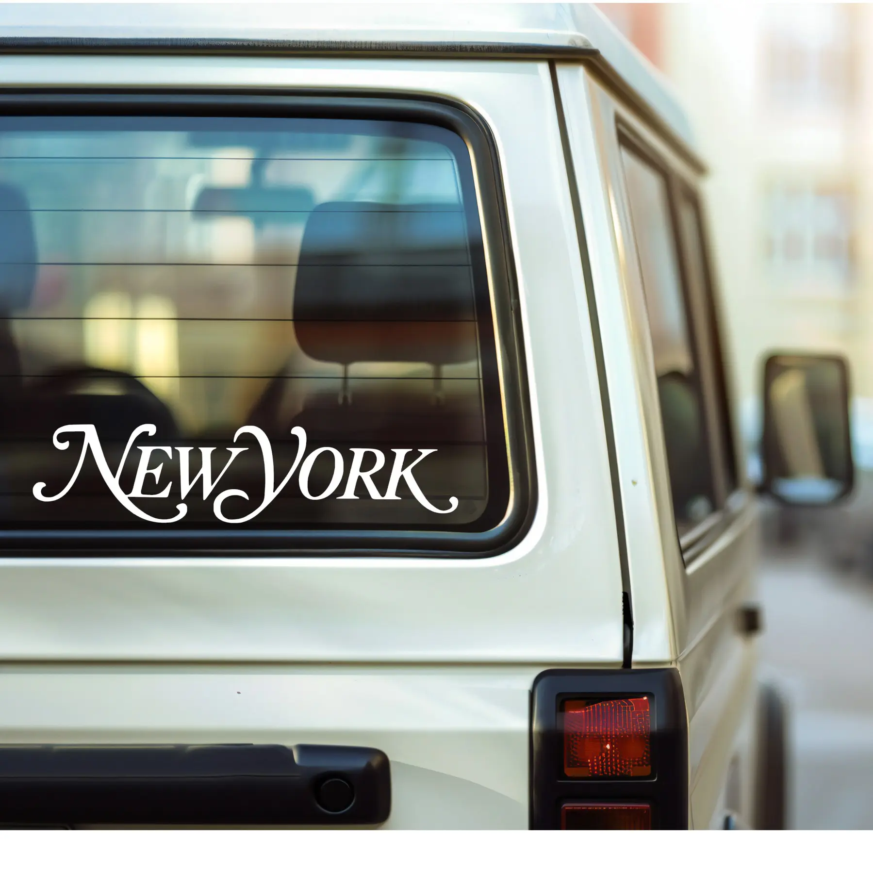 New York Car Decal, NYC Bumper Sticker Oracal Vinyl Decal
