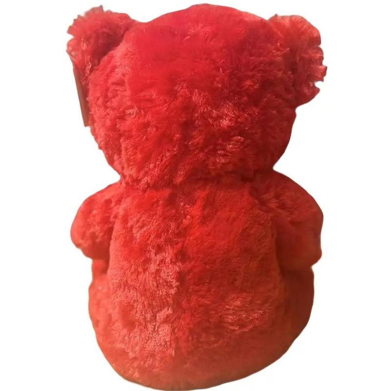 Red Teddy Bear Cuddly Valentine’s Day Gift| Novelty & Gag Toys | Plush Cartoon Dolls Fan Gifts