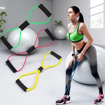 Glute Exercise Rope Pull Through Band Pull Pull Through Glute
