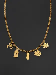 1Pc Puerto Rico Map Flowers Masks Frog Traditional Symbol PR Hibiscus Necklaces Dainty Boho Pendant Dangling Charms Necklace For Women Stainless Steel Jewelry
