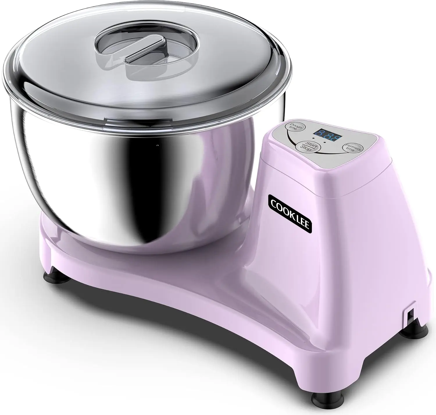 5 QT 230W Smart Dough Mixer with Fermentation Function, Touch Control Multifunctional Dough Kneader Machine for Home Kitchen, Kneading Blade for Pasta, Cake, Cookie & Baking