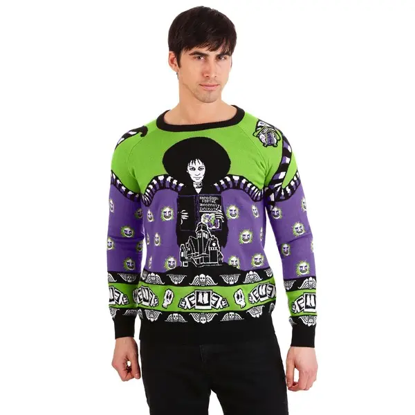 Beetlejuice Lydia Deetz Ugly Halloween Sweater