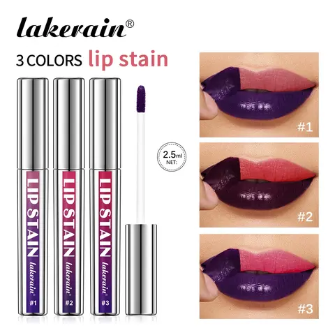 3PCS Peel-Off, Long-Lasting & Non-Sticky Lip Stain Kit, Smudge-Proof, Transfer-proof and Long Lasting Lipgloss, Highly Pigmented Lip Tint, 6 Universal Shades for All Skin Tones Makeup, Matte Liquid Lip Products