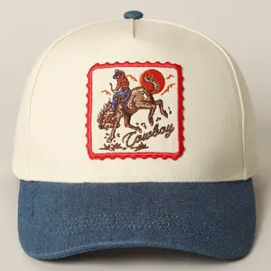 Denim Cowboy Trucker Hat