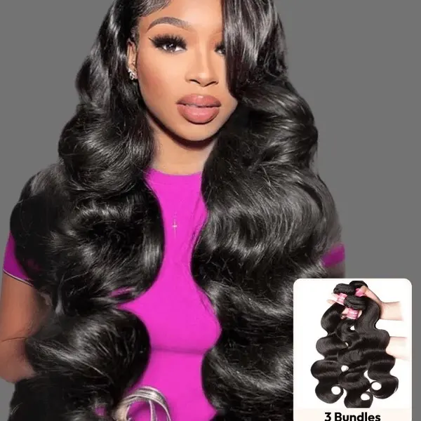100% Human Hair Body Wave Bundles - 15A Unprocessed Virgin Hair Extensions