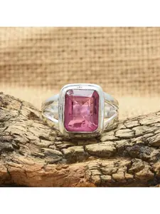 1 Retro red cubic zirconia antique plain circle hollow ring, engagement and wedding personalized ring, Valentine's Day gift jewelry Vintage Rings Jewelry