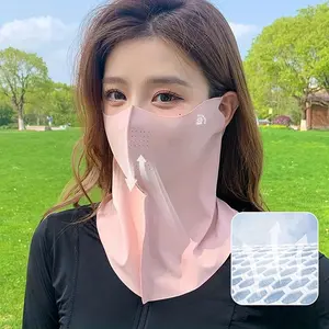 Lightweight & Breathable UV Protection Face Mask for Women - Washable, Sun-Blocking Neck Gaiter for Cycling and Outdoor Activities