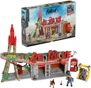 MEGA BLOKS Fallout: Red Station, 824 Piece Buiding Toy Set  [COLLECTIBLES] Brick