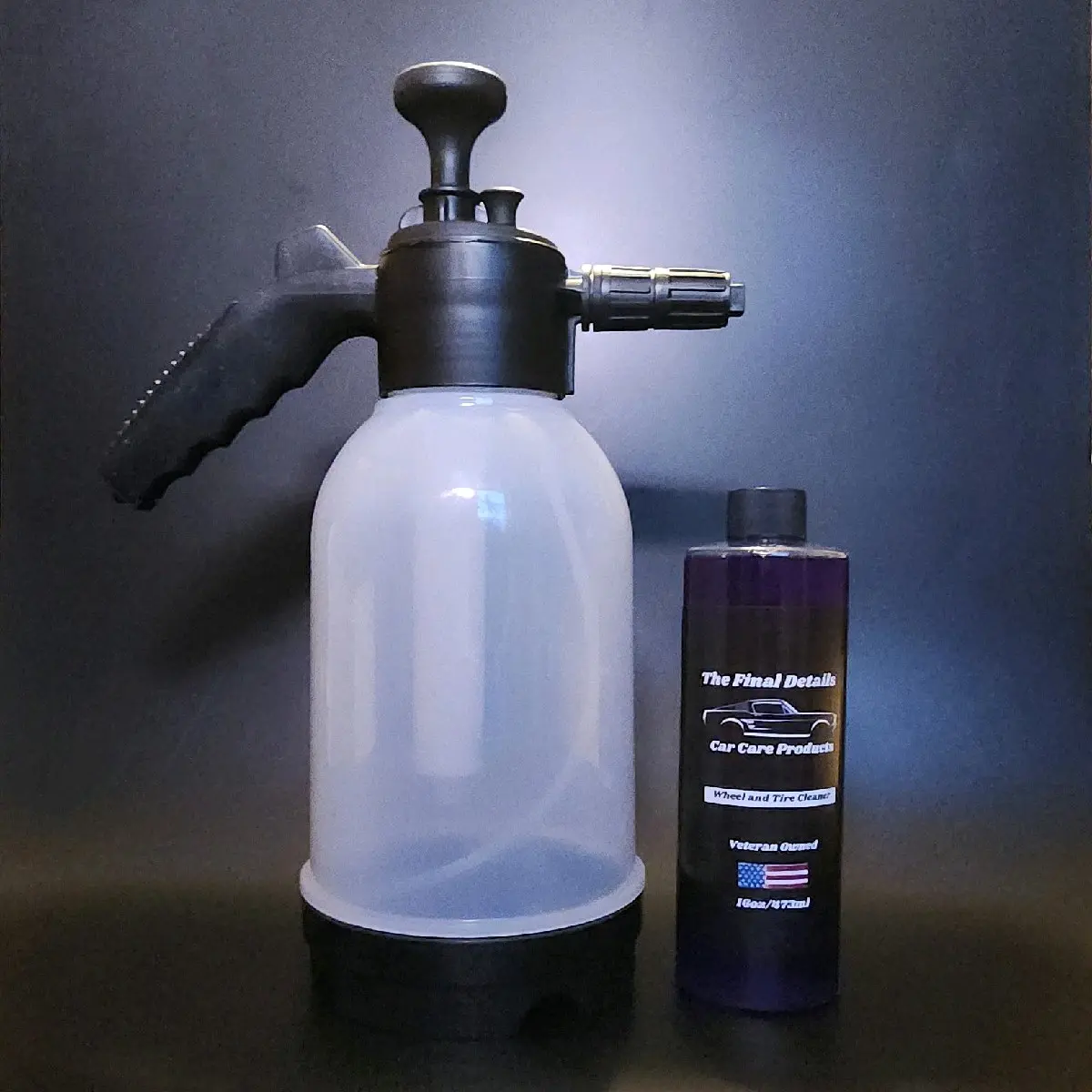The Final Details Wheel and Tire Cleaner/Foamer Combo - Effective Wheel & Tire Cleaning