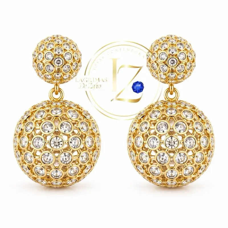 Earrings collection number 1-100 gold plated 14k
