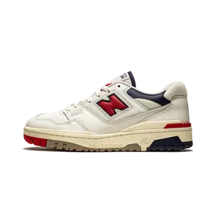 550 "Aime Leon Dore - White Navy Red" BB550A3
