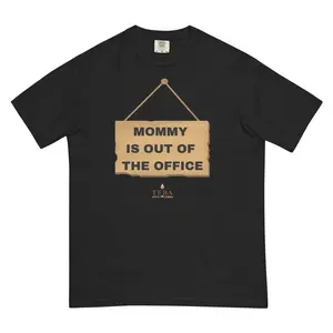 Mommy Out of Office -Soft Tee - Black, Blue, White, up to size 4XL T-Shirt