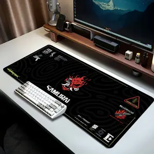 Cyberpunk 2077  Mouse Pad Anti-slip rubber base, high-definition mouse pad suitable for PCs, computers, and workspaces - an ideal gift for gamers and anime fans - a sturdy and durable work or play mat for tech enthusiasts.