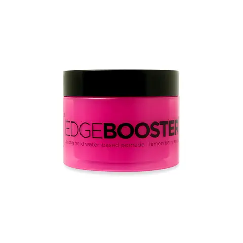 Unisex Water-Based Pomade Edge Control (3.38 oz) - Wet Mousse & Gel Hair Styling Product, Extra Strong Hold, Long-Lasting Hydration, Defined Curls Enhancer, Non-Greasy Sweet Peach Scent, Frizz & Flyaway Tamer, Non-Toxic Single Item