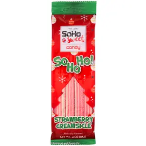 Christmas Strawberry Creamsicle Sour Belts