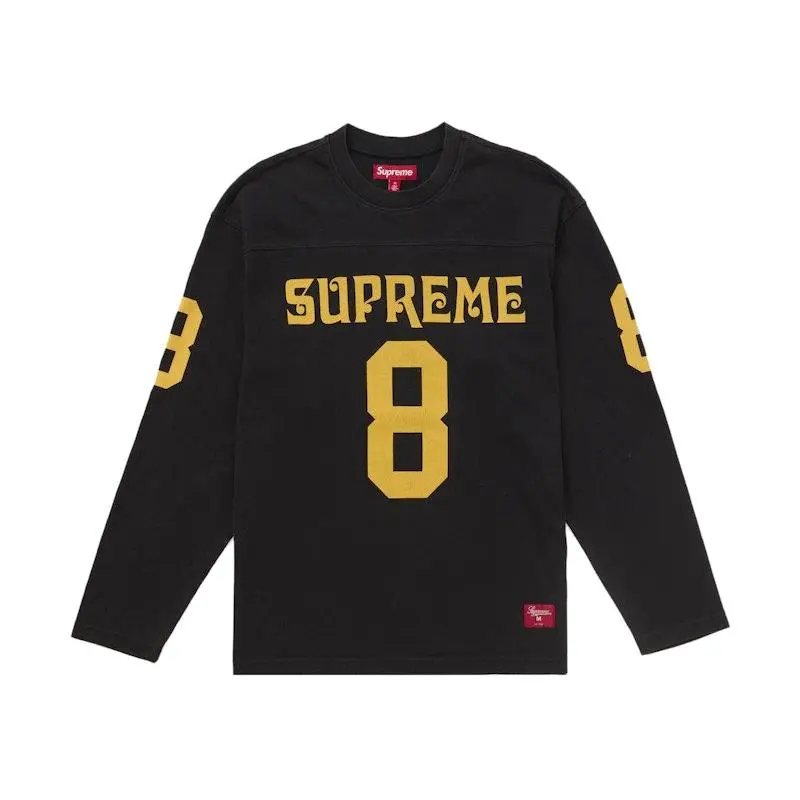 Supreme Affiliated L/S Football Top Black (men) by StockX