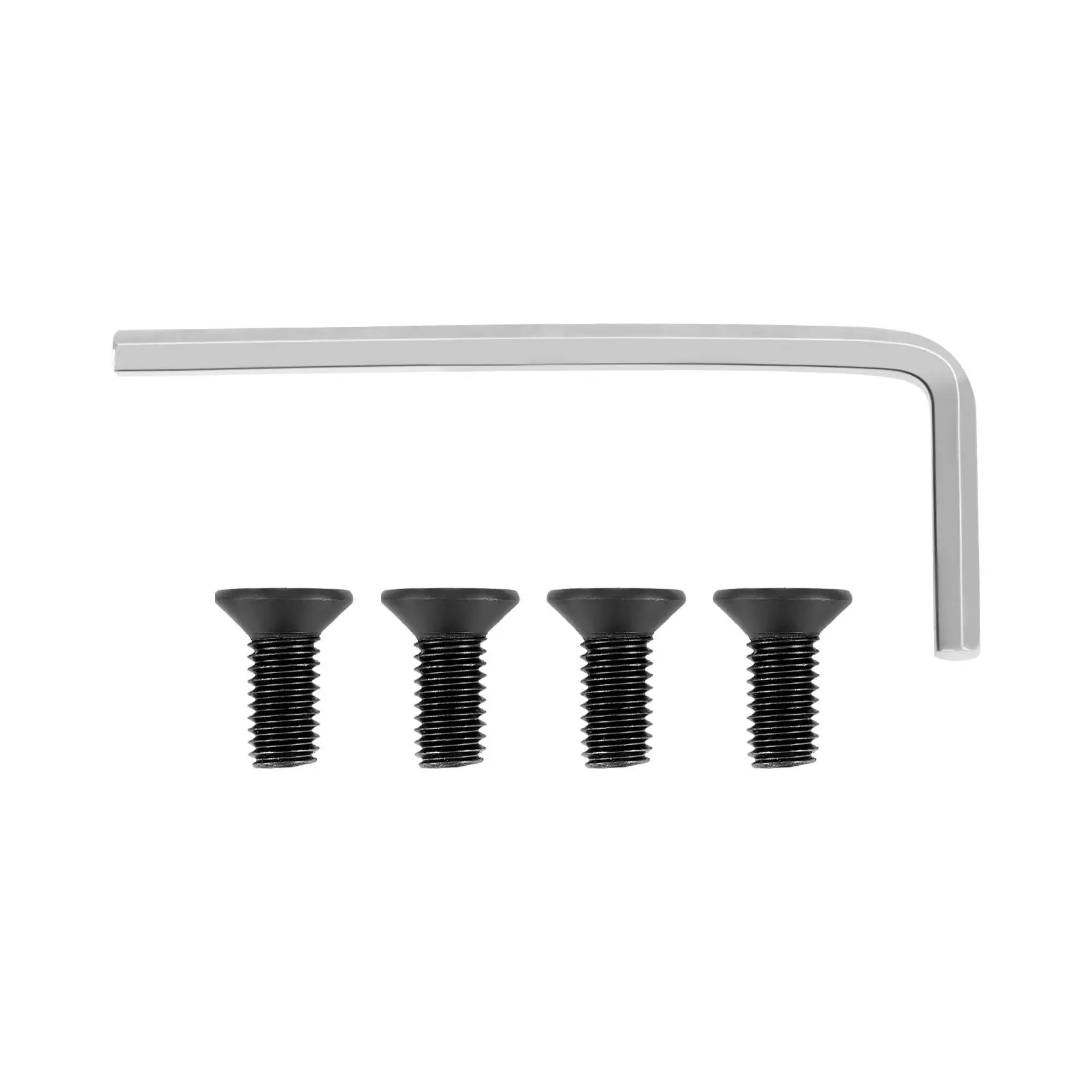 4Pcs Hexagonal Handle Metal Screws with Hex Key Tool - Fitment Replacement Parts Kit for Xiaomi M365, Ninebot Es2 Scooter Handlebar Front Fork Tube Accessories