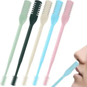 5Pcs 2-in-1 Nose Hair Trimmer, High Quality Trimmer, 2026 New Double Sided 360°Rotating Portable Nasal Hair Cutter, Nose Hair Remover for Men Women Home Travel (Multicolor)