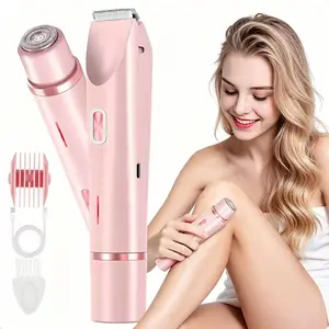 Portable Electric Hair Removal Device for Women, Hair Remover, Pain-Free Bikini Razor, Suitable for Legs, Arms, Underarms, Home Use, Lightweight