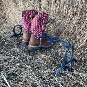 Horse shoe boot rack