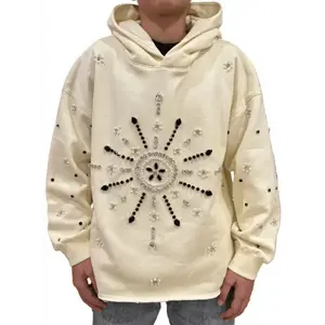 Focus starburst crystal hoodie