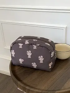 One piece Teddy Storage Bag Large Capacity Bear Baby Cute Vintage Organizer, European Personal Bag, Soft Cartoon Anime Casual Backpack, Travel Organization Pouch