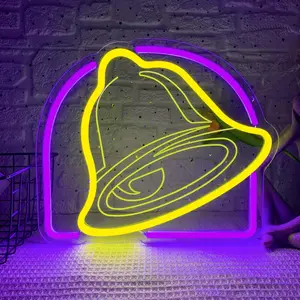 Creative Bell Shaped Neon Sign, USB Powered LED Decorative Neon Light, Novelty LED Lamp, Neon Lamps for Home Party Decoration, Room Decor, Home Decor, Halloween and Christmas Gifts, Led Signs