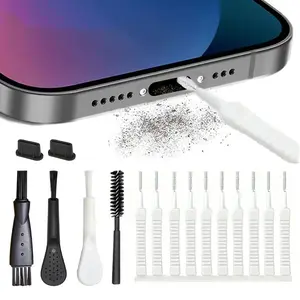 Mobile Charging Port Cleaning Kit, Camera, Computer Keyboard Cleaner Tool, Suitable for Type-C/iPhone Interfaces, Essential Tech Accessory